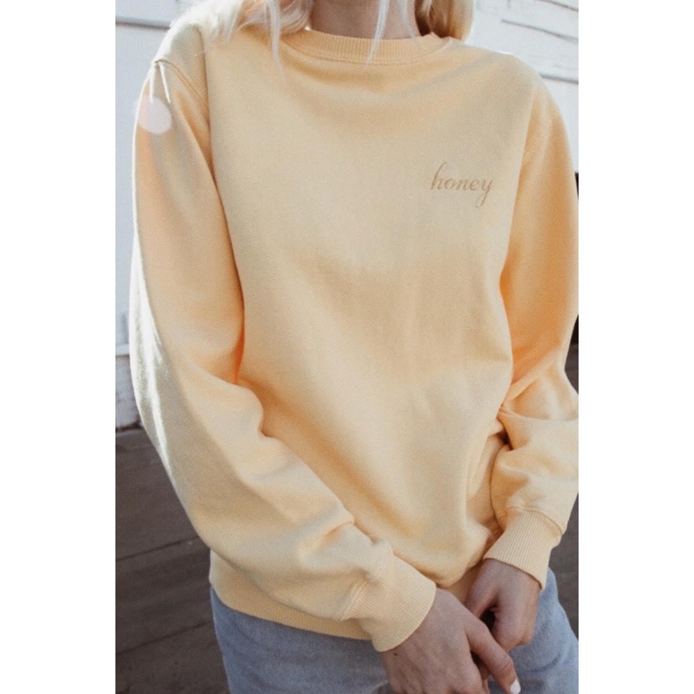 Brandy Melville Erica honey sweatshirt